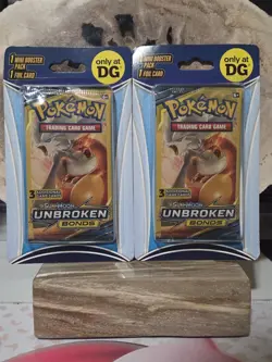 Pokemon (Lot Of 2) (3-Card) Sun And Moon Unbroken Bonds DG Packs Factory Sealed - Image 1
