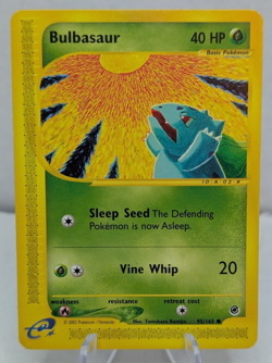 Bulbasaur 95/165 2002 Expedition Pokemon Card TCG WOTC Vintage Non Holo - LP - Image 1