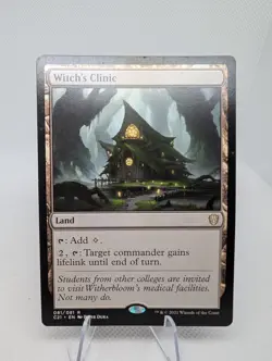 Witch's Clinic Commander 2021 MTG Magic The Gathering Trading TCG Card - LP - Image 1