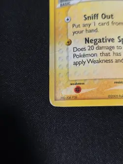 Minun 41/107 EX Deoxys Stamped Pokemon Card Reverse Holo Foil Rare HP/DMG - Image 5