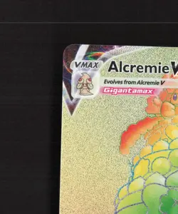 Alcremie VMAX 073/072 Shining Fates Rainbow Secret Rare Holo Pokemon Card NM - Image 3