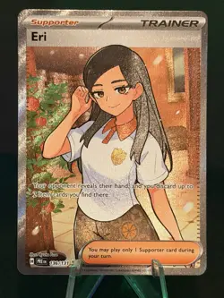 Eri 136/131 Prismatic Evolutions Holo Ultra Rare Pokemon Card TCG English - Image 1
