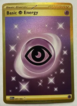 Pokemon Card - Basic Psychic Energy Scarlet & Violet 151 207/165 Secret Rare NM - Image 1