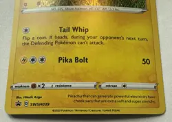 Pokemon TCG Pikachu SWSH039 SWSH: Sword & Shield Promo Cards Holo NM - Image 2