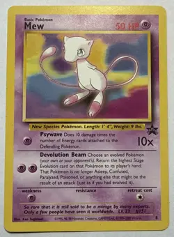 Mew - 8 - Pokemon Wizards Black Star Promo Card Light Play - Image 1