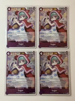 Sugar OP14-063 Azure Sea’s Seven 4 Foil Card Play Set Lot One Piece - Image 1