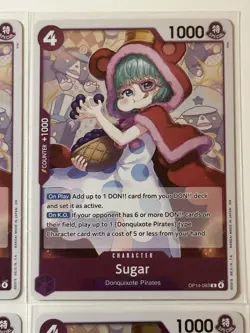 Sugar OP14-063 Azure Sea’s Seven 4 Foil Card Play Set Lot One Piece - Image 3
