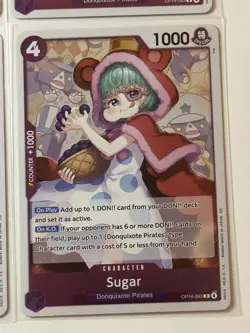 Sugar OP14-063 Azure Sea’s Seven 4 Foil Card Play Set Lot One Piece - Image 5