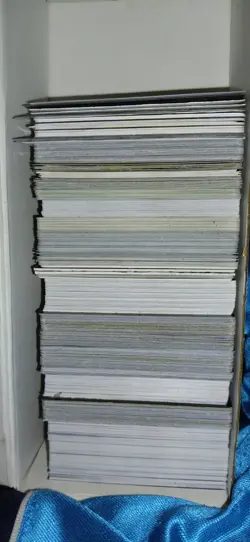Collection Of X400 Mixed Trading Cards Yugioh Mtg Pokemon Anime Ect Storage Unit - Image 1