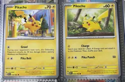 Pokemon TCG Pikachu Lot Of 2 Near Mint Cards - Image 1
