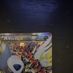 Pokemon M Absol EX Promo Full Art Holo XY63 Mega Evolution 210HP Card - Image 2