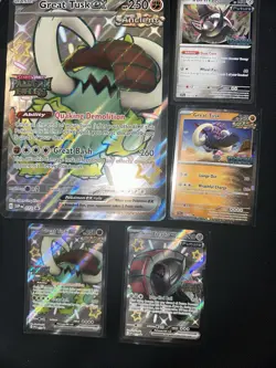 Paldean Fates Premium Collection Stamped Promo Card Set NM Condition - Image 1
