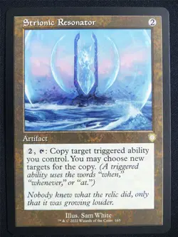 Strionic Resonator Retro - BRC - Mtg Card #24C - Image 1