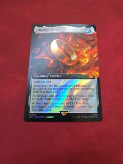 MTG The One Ring - Extended Art - (Surge Foil) - NM - Image 1