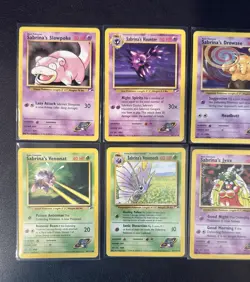 Vintage Sarbina's Gym Heroes Pokemon TCG 8 Card Lot 1999-2000 LP-MP - Image 2