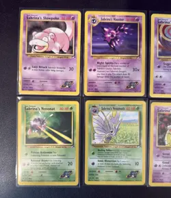Vintage Sarbina's Gym Heroes Pokemon TCG 8 Card Lot 1999-2000 LP-MP - Image 3