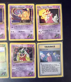 Vintage Sarbina's Gym Heroes Pokemon TCG 8 Card Lot 1999-2000 LP-MP - Image 5
