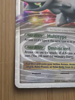 Pokemon Arceus LV.X DP53 Diamond & Pearl Promo Holo Level Up Card HP120 2009 - Image 5