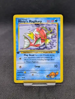 Pokemon Card Misty's Magikarp 1st Edition Gym Challenge Common 88/132 NM - Image 1