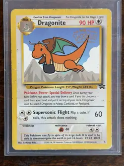 Pokemon Dragonite Wotc Promo Regular Stage 2 90 HP Card 05/53 English 1999 - Image 1