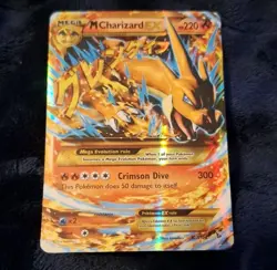 M Charizard EX (Y) (Secret) 107/106 Flashfire Holo NOT USED Pokemon Card TCG - Image 1