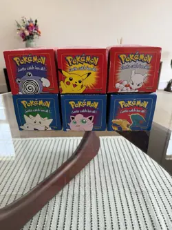 Pokemon 1999 Burger King Gold Plated Cards Complete Set Sealed - Image 1
