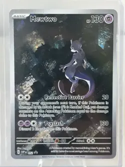 Mewtwo SV151 Black Star Promo Card UPC 052 Near Mint Pokemon TCG - Image 1