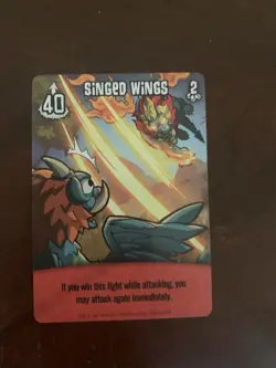 Dragamonz Singed Wings Card Game Battle Card - Image 1