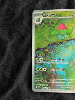 Pokemon TCG Ivysaur Scarlet Violet-151 Holo Card 167/165 IR English - Image 3