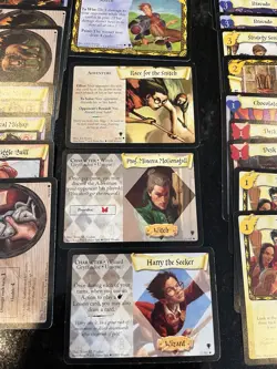 Harry Potter Base Set 105 cards & Quidditch Cup 32 cards lot. 2 foils. LP - Image 4