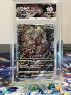 ACE 10 Hisuian Zoroark VSTAR 234/172 SAR Japanese Pokemon Card GEM MINT - Image 1