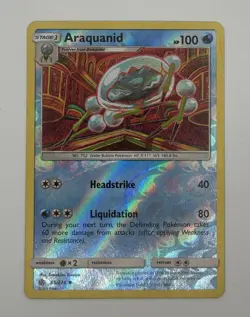 Araquanid 65/236 Reverse Holo SM - Cosmic Eclipse Pokemon Card LP - Image 1