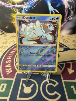 Ducklett 59/236 Reverse Holo Pokemon TCG Card Cosmic Eclipse - Image 1