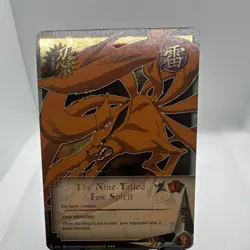 Naruto CCG The Nine-Tailed Fox Spirit Foil Animal Card #153 English - Image 1