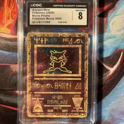 CGC 8 Ancient Mew 2000 Movie Promo Graded Pokemon Card - Image 1