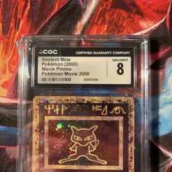 CGC 8 Ancient Mew 2000 Movie Promo Graded Pokemon Card - Image 3