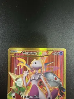 Pokemon Mewtwo EX Full Art Secret Rare Holo Card Breakthrough 164/162 XY - Image 4