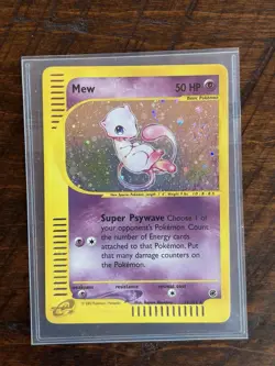 Pokemon Mew Expedition Base Set Holo Rare Basic 50 HP Card 019/165 English 2002 - Image 1
