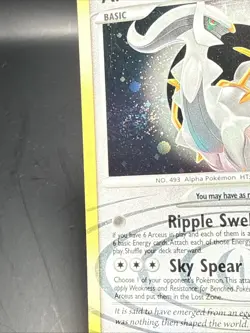 Pokemon Arceus Arceus lv. 100 Holo Rare AR5 - Image 3