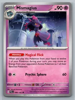 Mismagius 88/193 Paldea Evolved Uncommon Pokemon TCG 2023 - Image 1
