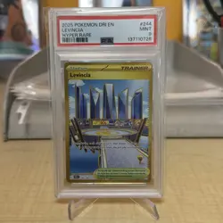 2025 Pokemon DRI EN Levincia Hyper Rare Gem Mint 9 - Image 1
