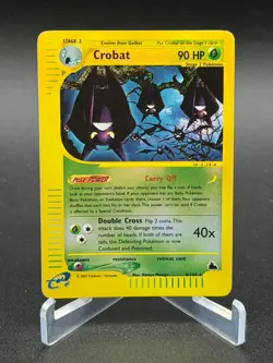 Crobat 6/144 - Skyridge Reverse Holo Rare - Pokemon Card - NM - Image 1