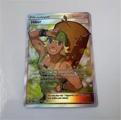 Pokemon Hiker SV85/SV94 Hidden Fates Shiny Vault Full Art Holo Rare Card English - Image 1