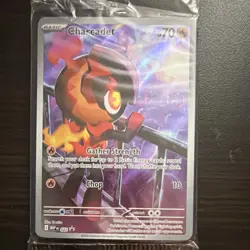 Sealed Pokemon Charcadet 022 MEP Promo Holo Basic Fire Type 2025 TCG Card EN - Image 1