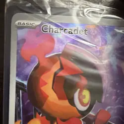 Sealed Pokemon Charcadet 022 MEP Promo Holo Basic Fire Type 2025 TCG Card EN - Image 4