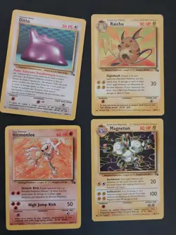Pokemon Vintage Binder Unlimited Fossil Set Collection Lot - Image 2