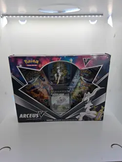Pokemon TCG Arceus V Figure Box - 4 Pack 1 Cosmic Eclipse Booster 820650850165 - Image 1