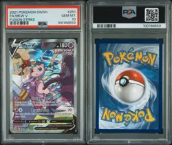 PSA 10 Mew V Alternate Full Art 251/264 Fusion Strike Pokemon English Gem Mint - Image 3