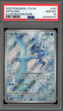 Pokemon Articuno Journey Together Illustration Rare #161 PSA 10 Gem Mint - Image 1