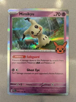 Mimikyu 097/193 Halloween 2023 Trick or Trade Holo Rare Pokemon TCG - NM - Image 1